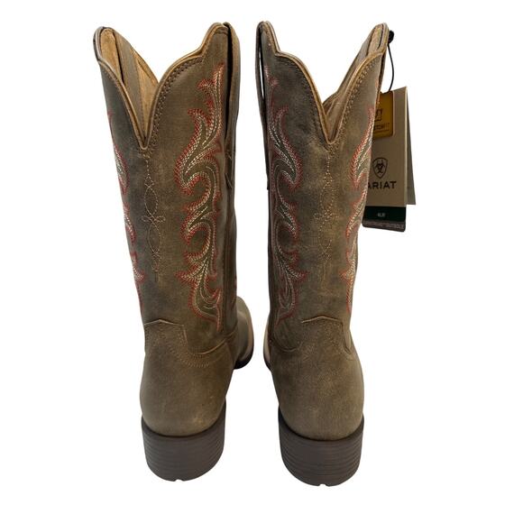 ARIAT Western Boots Hybrid Rancher Stretchfit Women's 10B Leather Square Toe - Picture 5 of 11